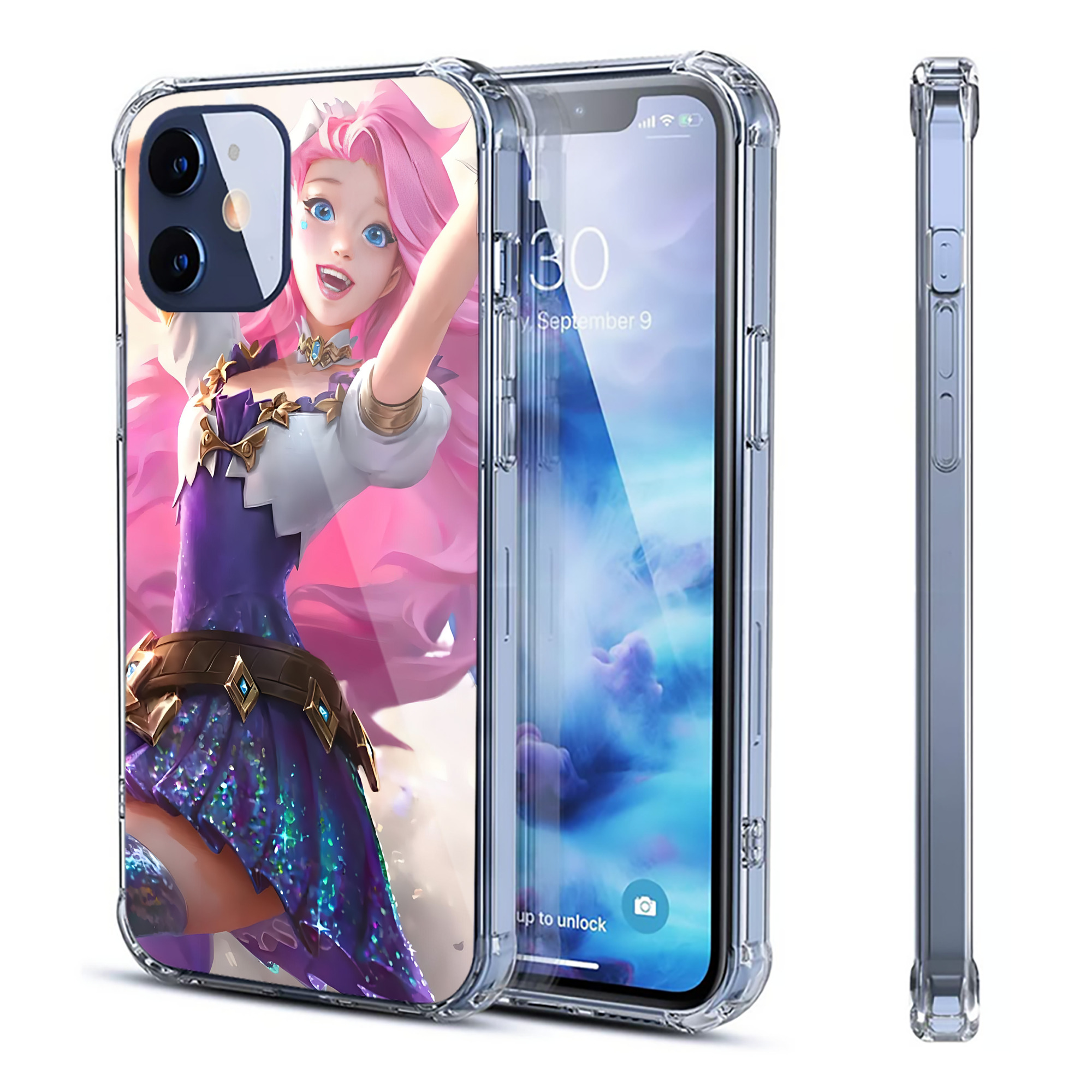 （画像用） リーグ・オブ・レジェンド League of Legends LOL 【iPhone 12シリーズ対応】透明スマホケース（クリアソフトケース）